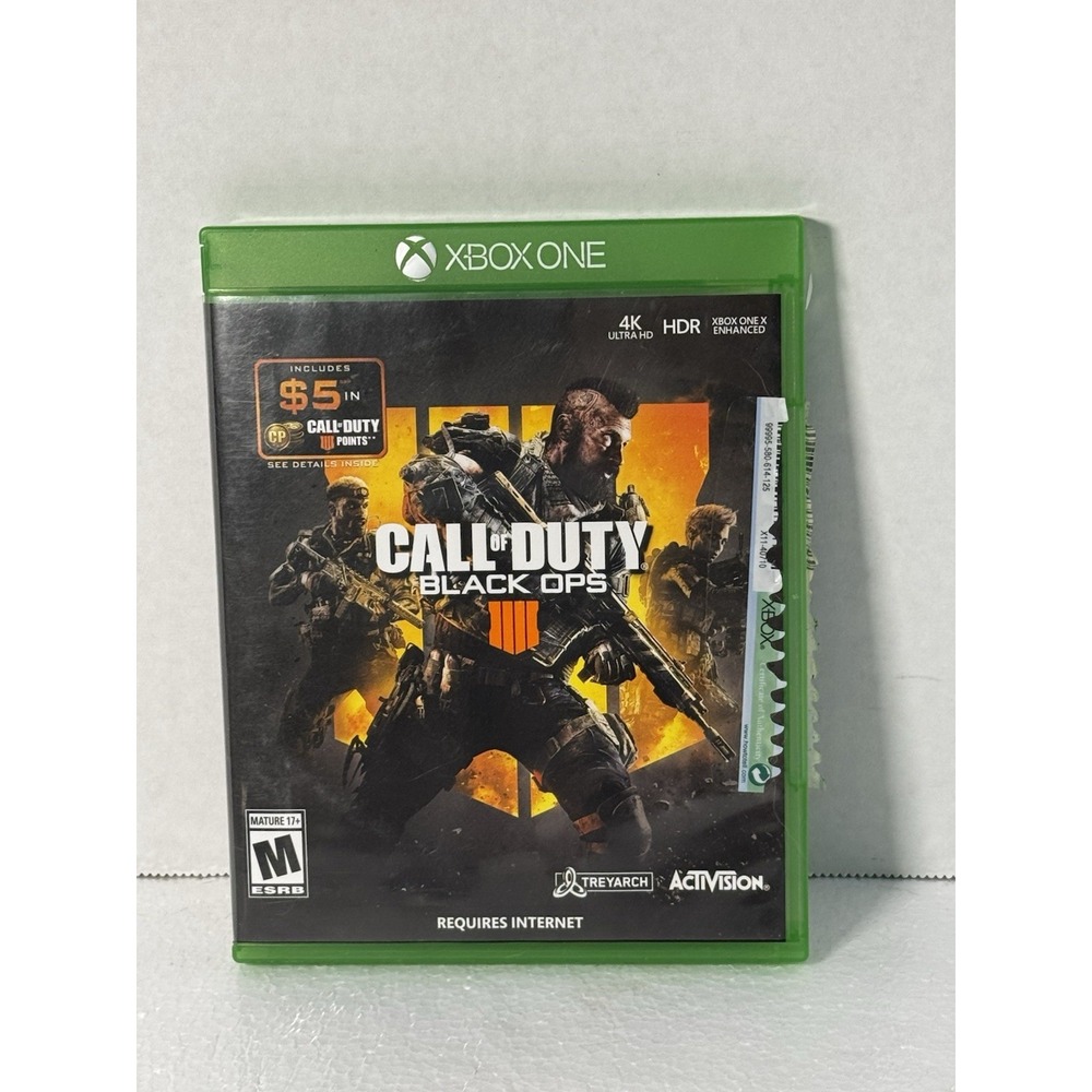Call‎ of Duty: Black Ops 4 – Microsoft Xbox One | Free Shipping. Needs Internet